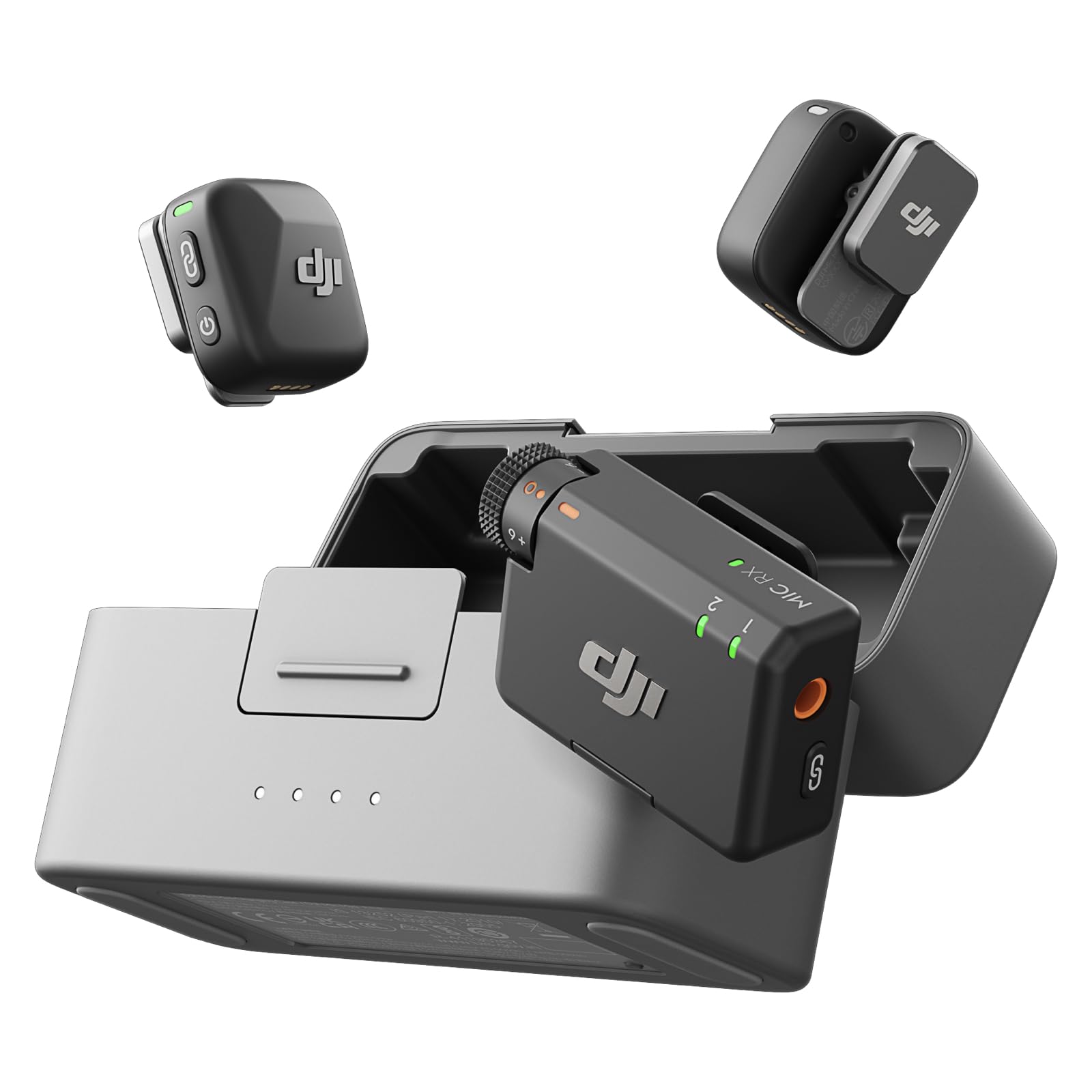 Microfone Sem Fio Dji Mic Mini (2 Tx + 1 Rx) Com Estojo