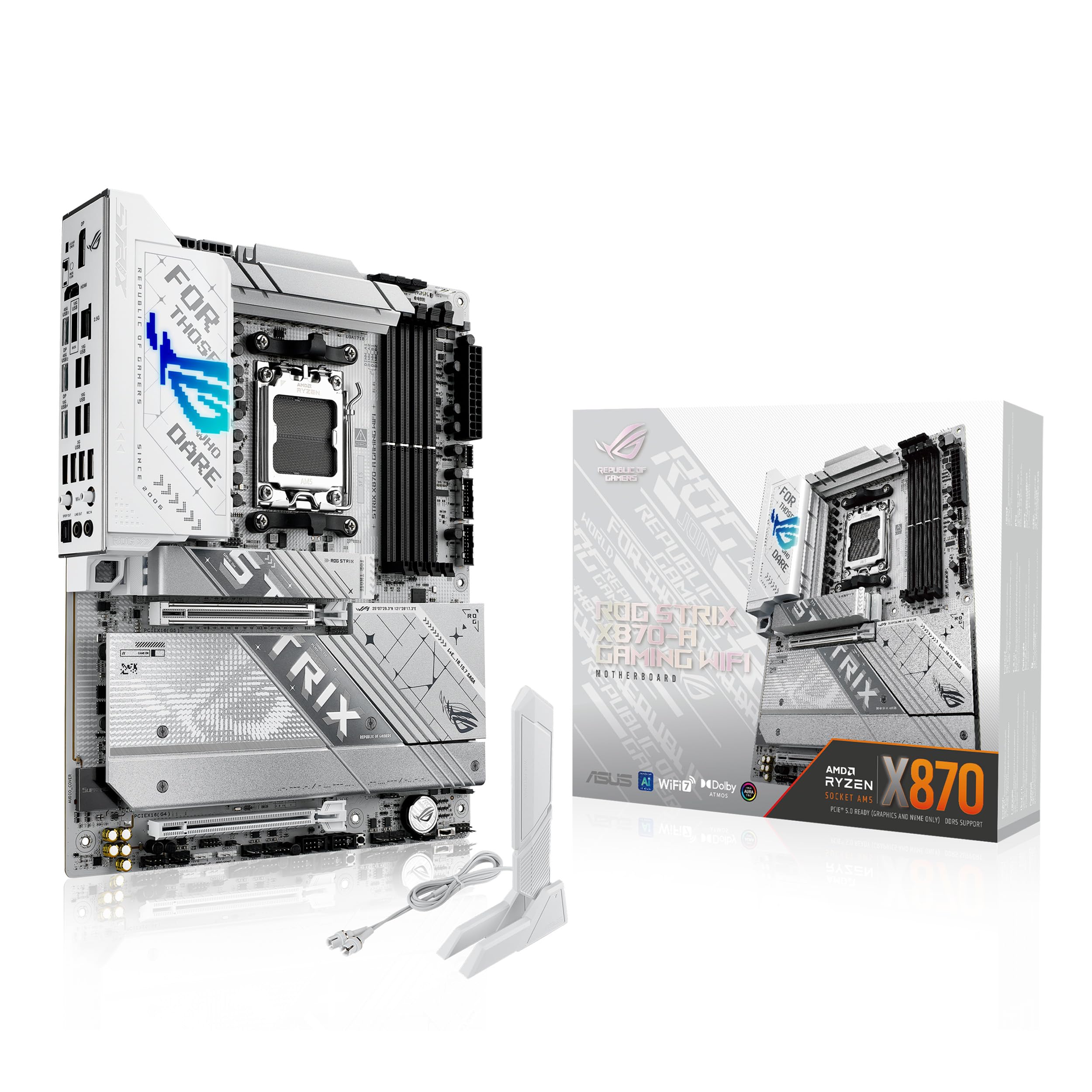 Placa-mãe Asus Rog Strix X870-a Gaming Wifi Amd Am5 X870