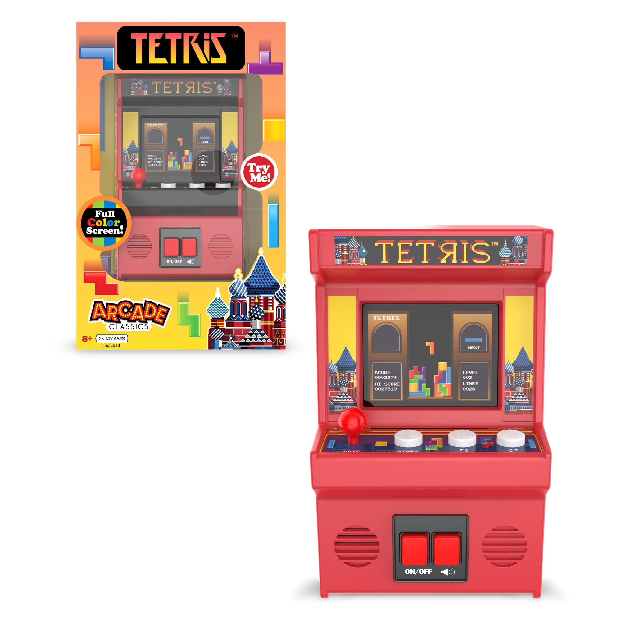 Mini Jogo De Arcade Basic Fun Arcade Classics Tetris Kids