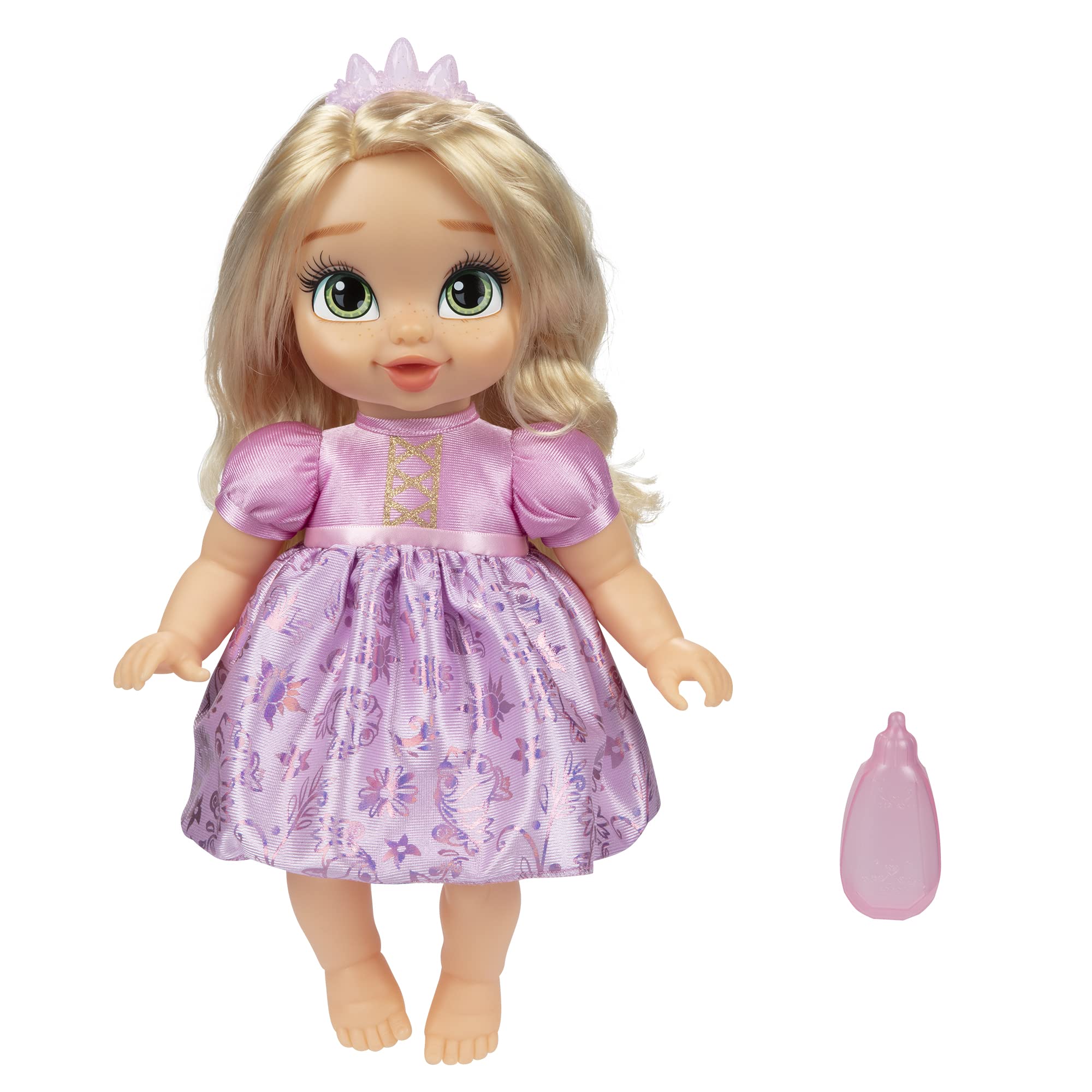 Boneca Disney Princess Rapunzel Com Garrafa E Tiara