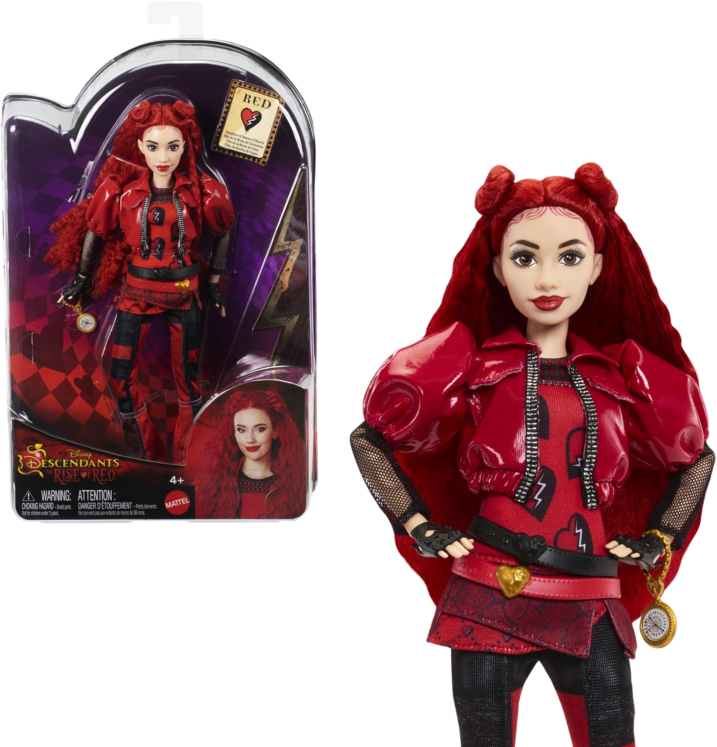 Boneca De Moda Mattel Disney Descendants Filha Vermelha Da Rainha