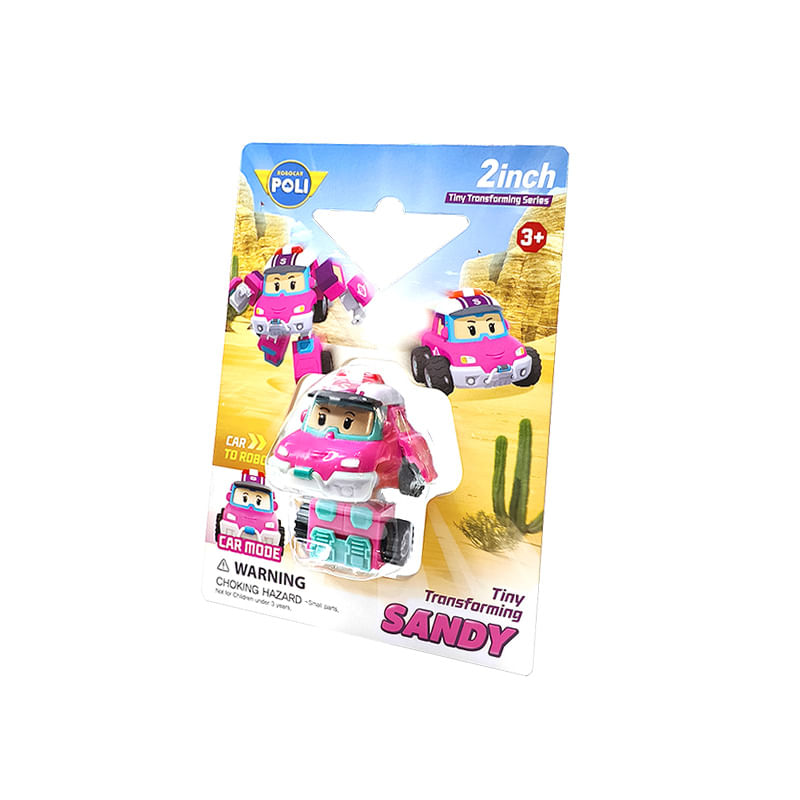 Toy Cars Robocar Poli Tiny Transforming Robot - Sandy