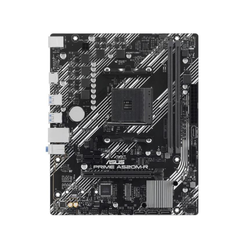 Placa Mãe Asus Prime A520m-r Am4 Ddr4 M.2 Chipset Hdmi Preto - imagem 2