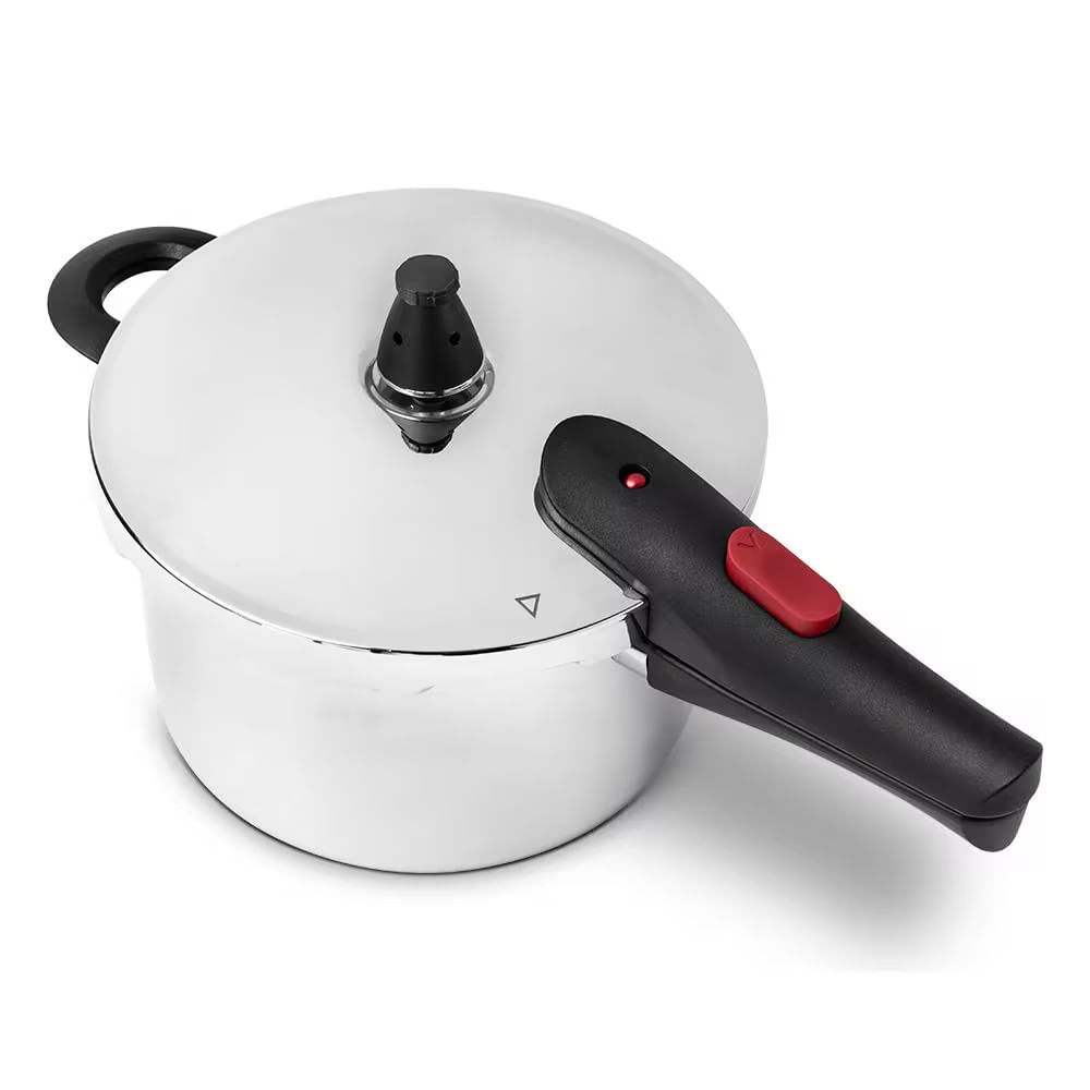 Panela De Pressão Ultra 4l Inox Fundo Triplo Antiaderente Indução Brinox