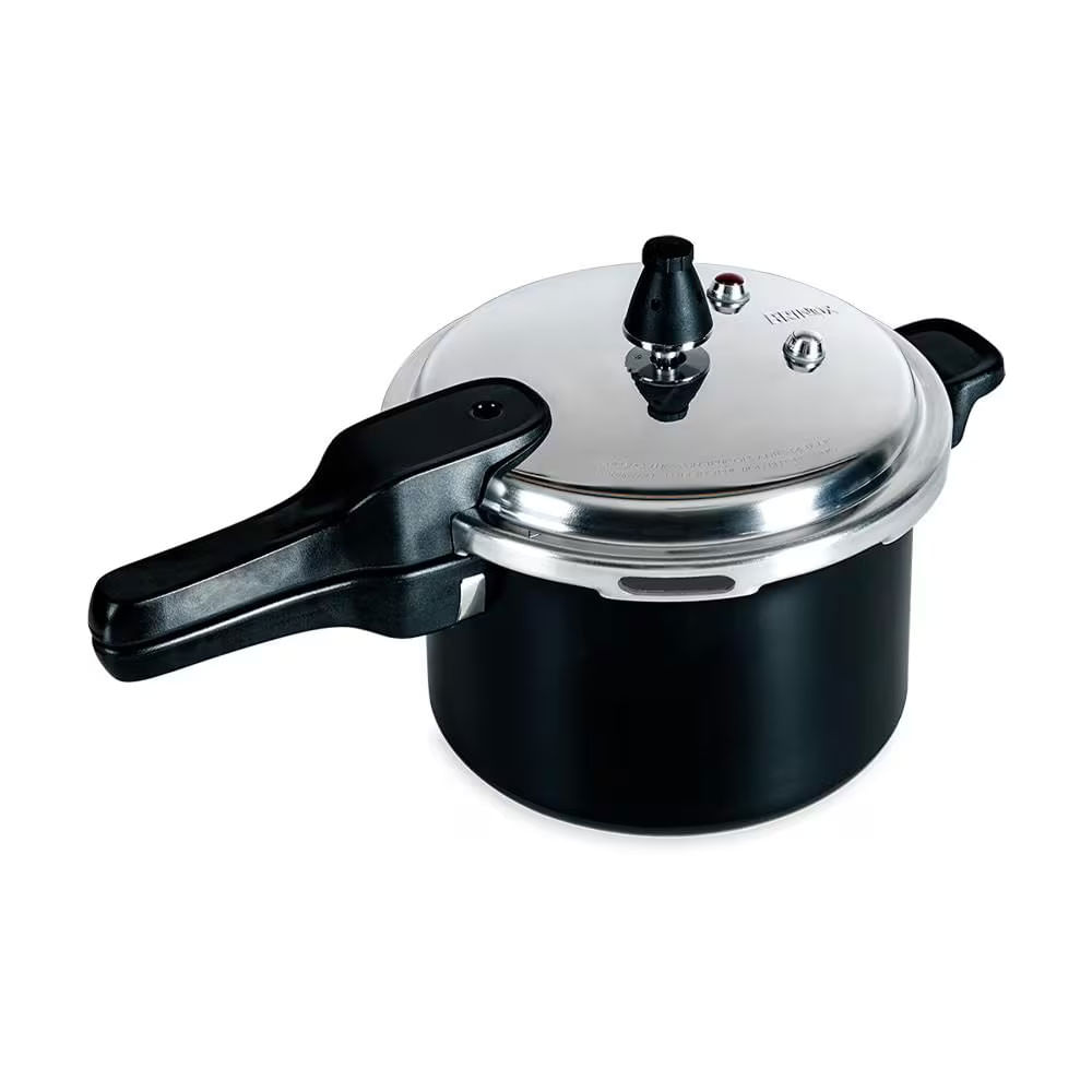 Panela De Pressão Ceramic Life Super 5,4l Antiaderente Indução Preto Brinox