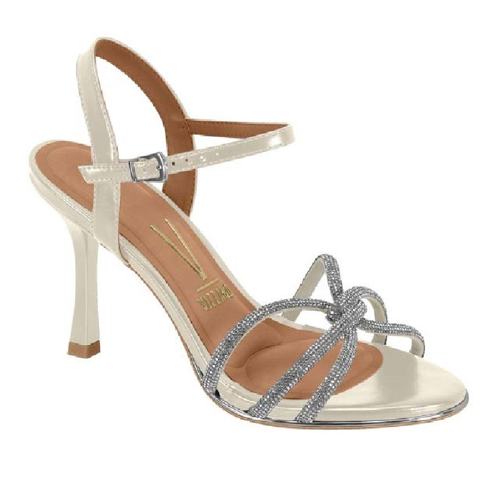 Sandalia Vizzano Salto Fino Ref 6552.103.30100 Branco Off 38