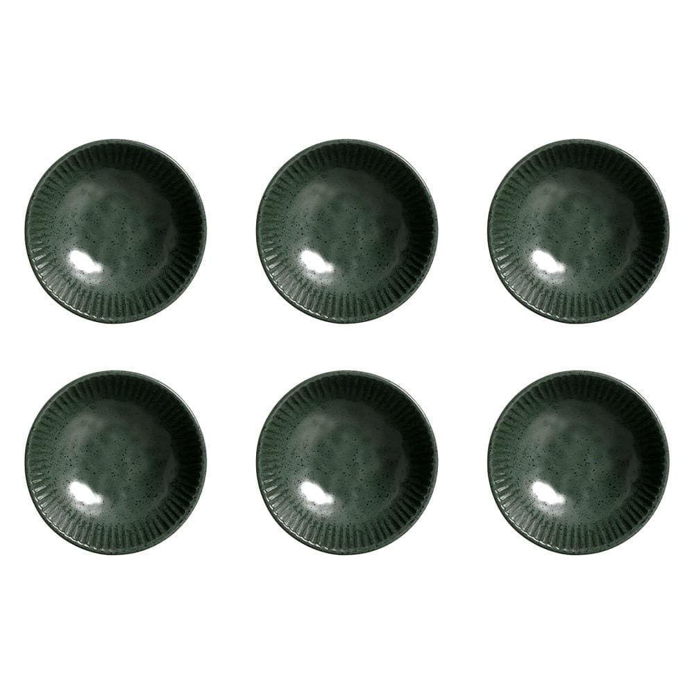 Conjunto De Cumbucas Linhas Greenery 370ml 6 Peças Porto Brasil