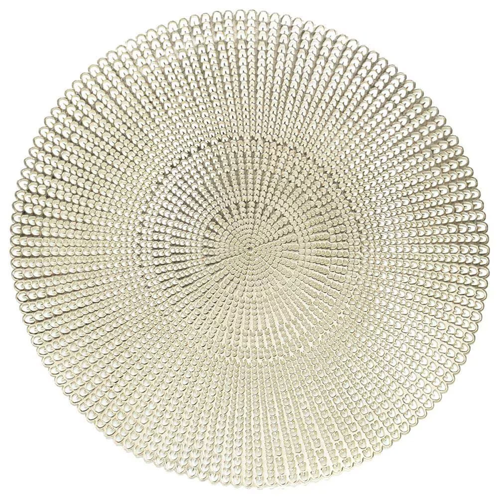 Lugar Americano Mesa Lux Gold Em Pvc Wolff