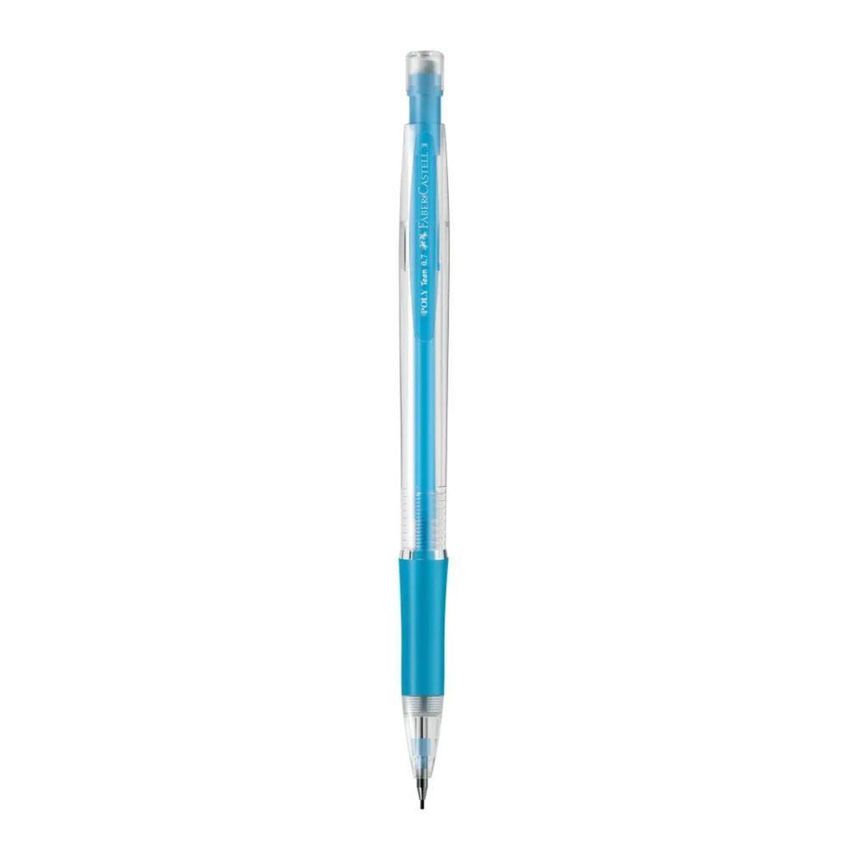 Lapiseira 0,5mm Poly Teen Colors Cores Divertidas Grip Emborrachado Escolar Faber-Castell Amarelo - imagem 4