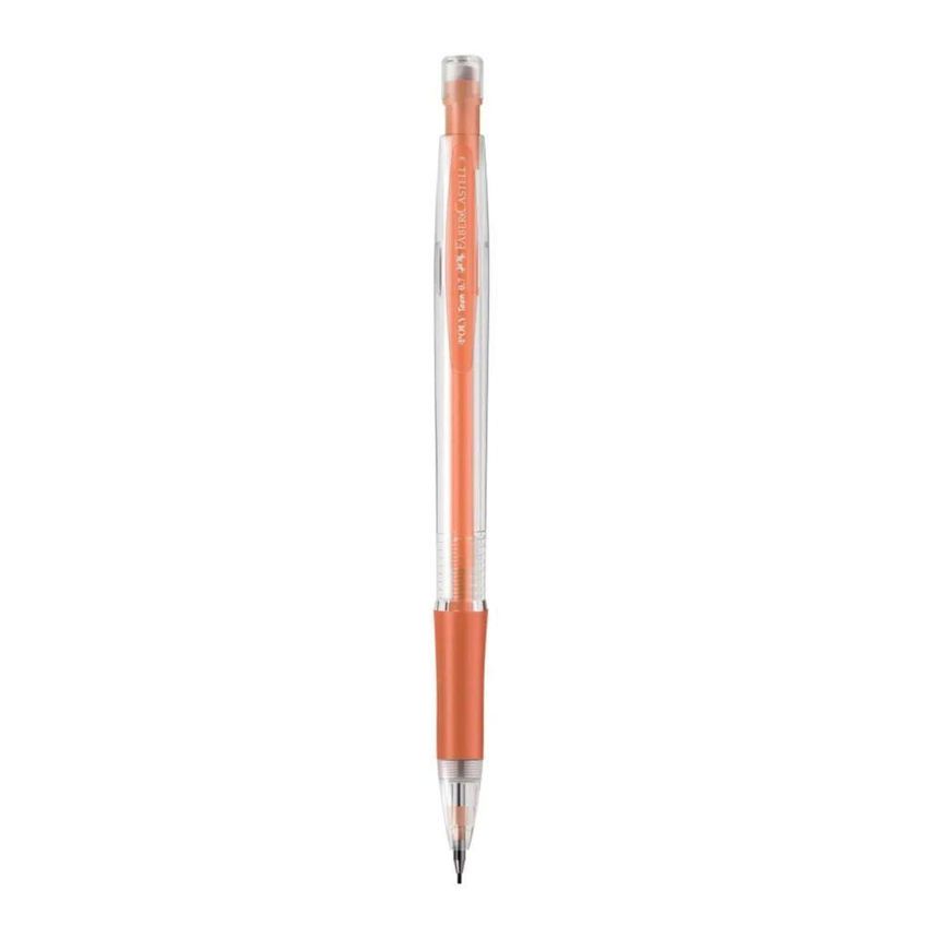 Lapiseira 0,5mm Poly Teen Colors Cores Divertidas Grip Emborrachado Escolar Faber-Castell Amarelo - imagem 5