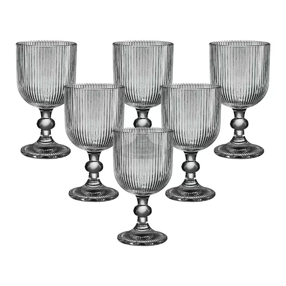 Conjunto De Taças Cameratta 365ml Cristal 06 Peças L`hermitage