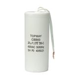 Capacitor Partida 20uf - 450v Para Motor Portão Eletrônico