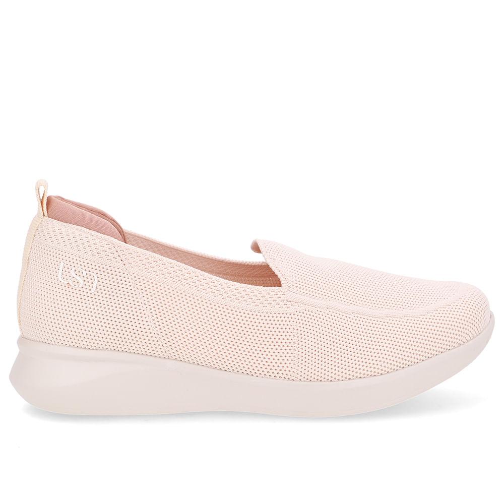 Tenis Usaflex Tricot Slip On Ref Ud03006 Creme 37