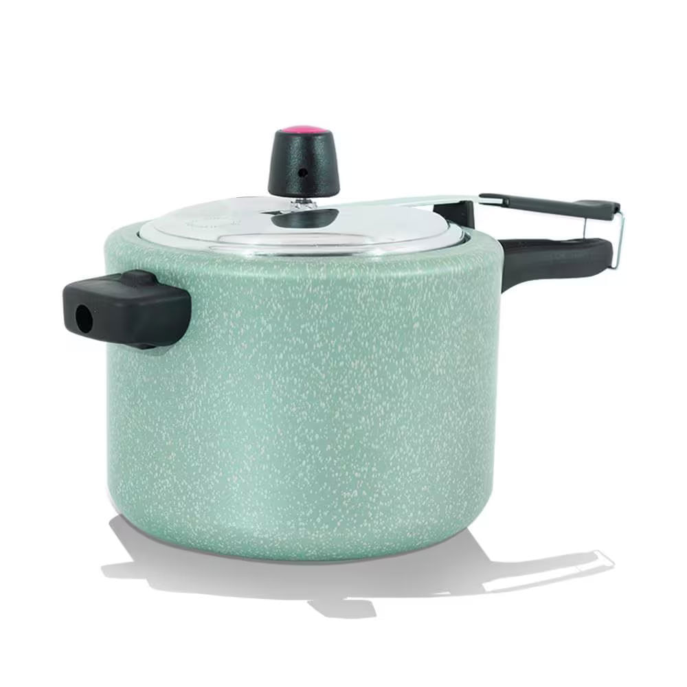 Panela De Pressão Ceramic Life Vapt 4,5l Mineral Resist Verde Brinox