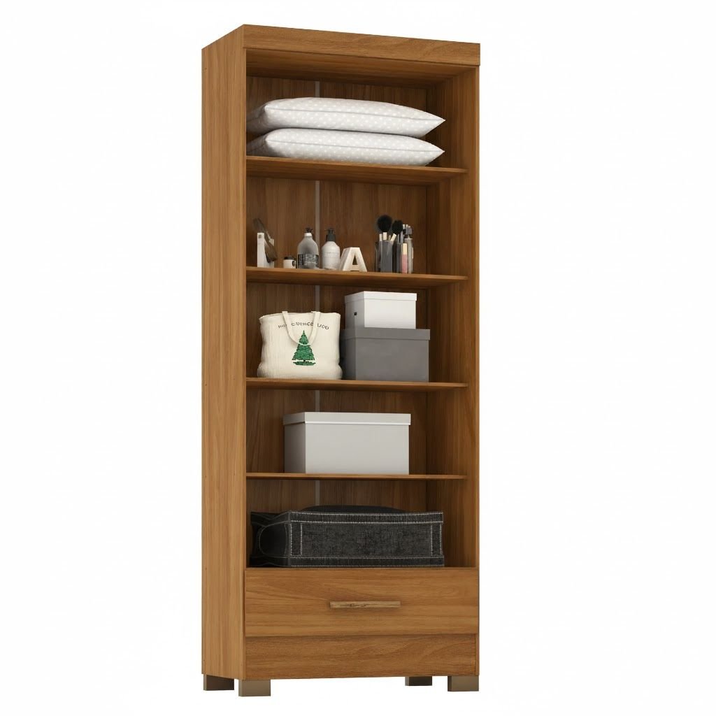 Módulo Closet 1 Gaveta Smart Versatile Espresso Móveis Cinamomo