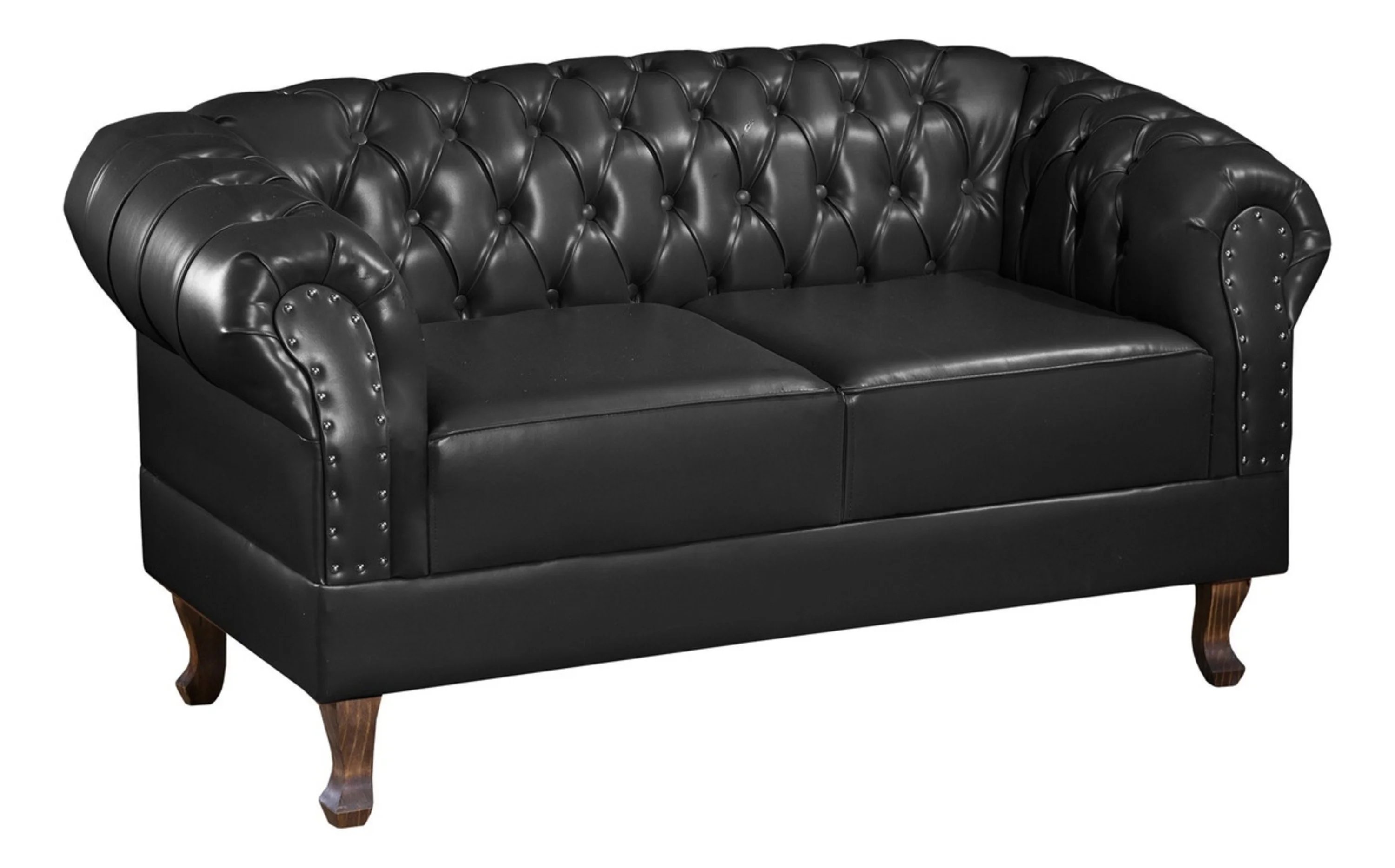 Namoradeira Chest 2 Lugares Duque Courano Preto