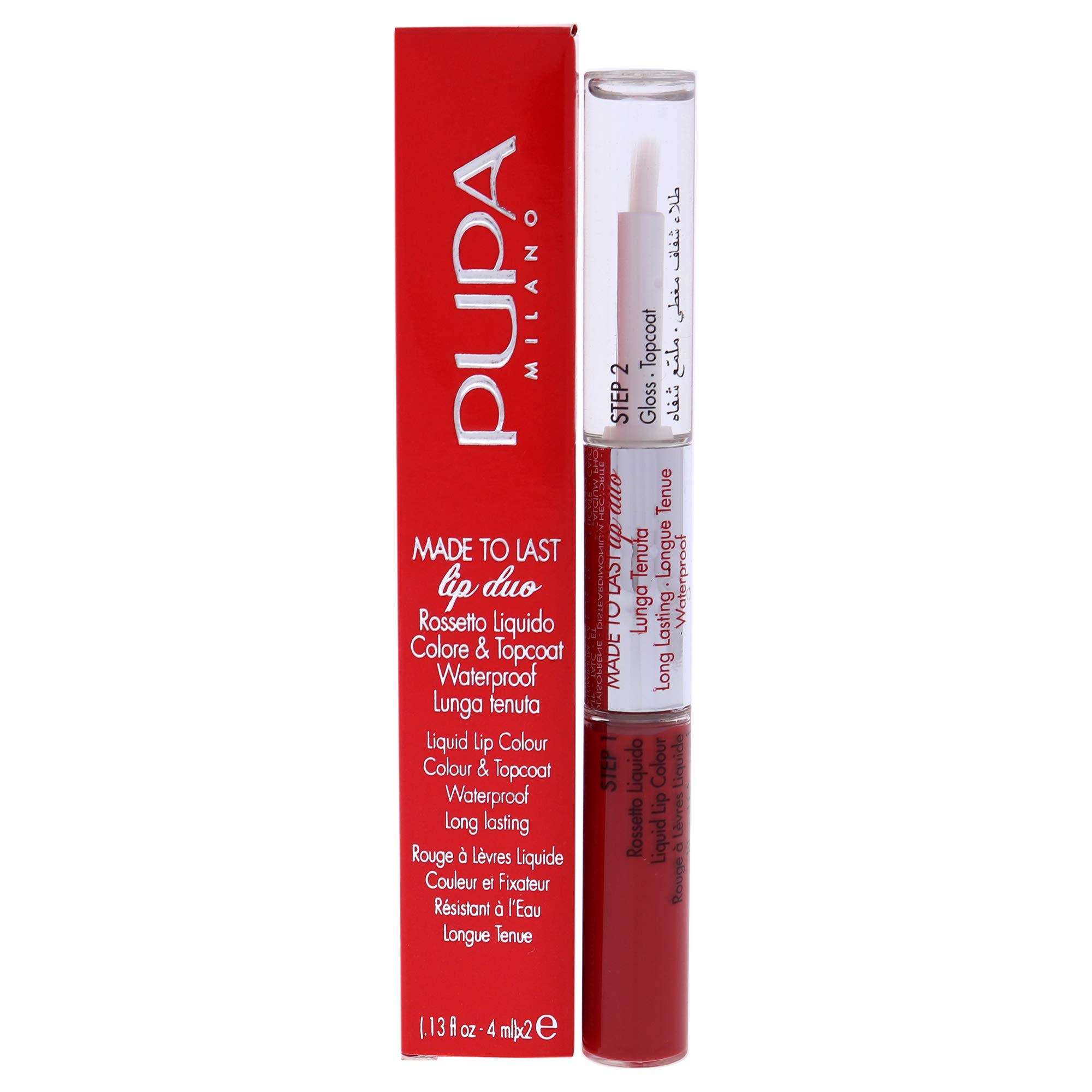 Lip Duo Pupa Milano Feito Para Durar 2018 Imperial Red Para Mulheres