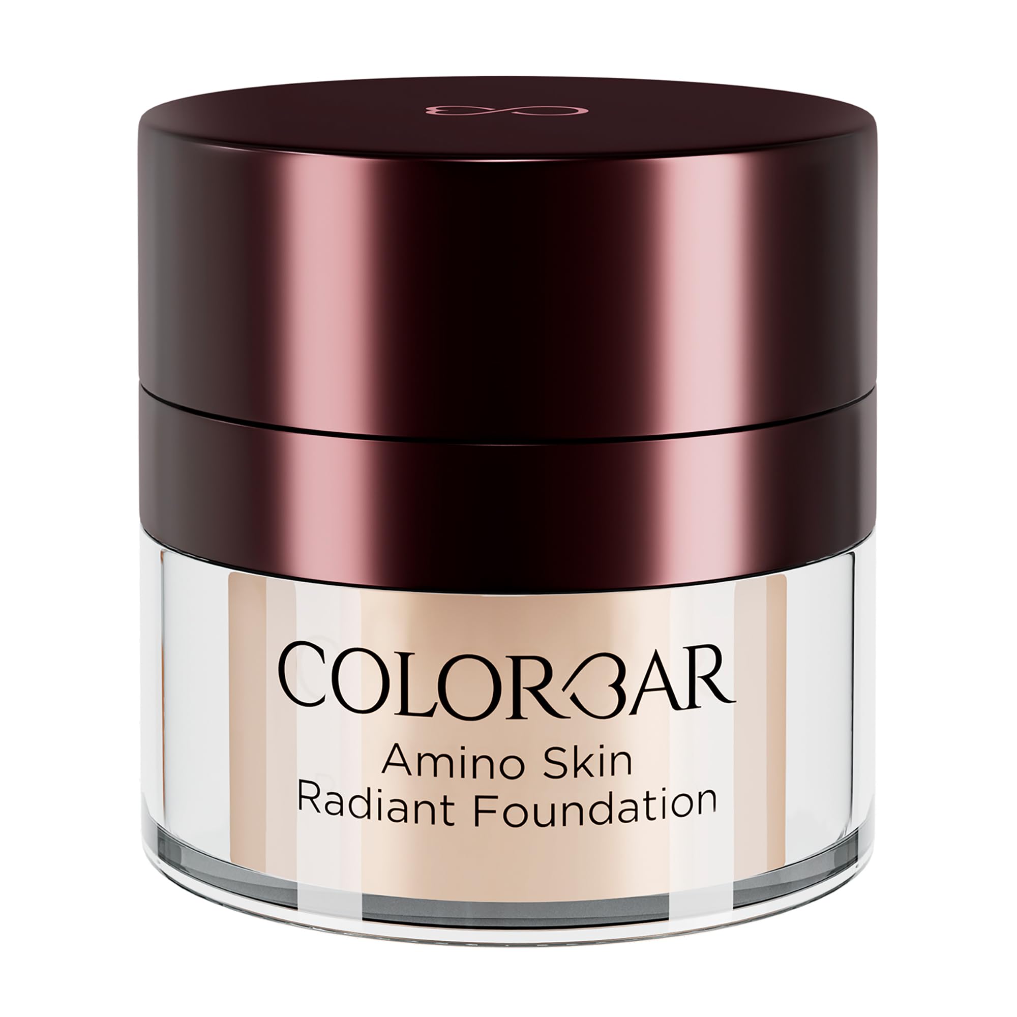 Base Radiante Colorbar Amino Skin — Maquiagem De Base Líquida — Base Hidratante De Cobertura Média A Completa E Edificável — 004 Rose Mild �