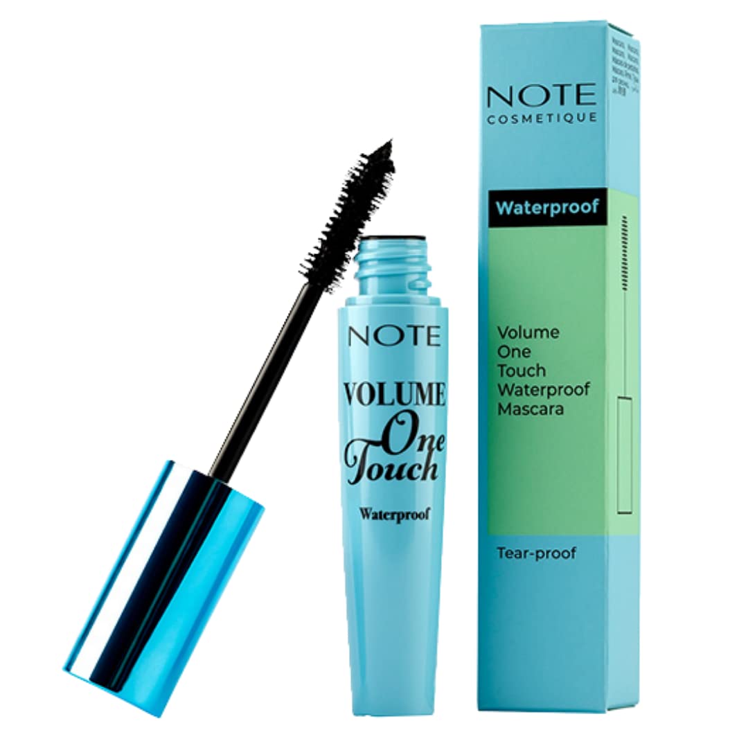 Rímel Note Cosmetics Volume One Touch Impermeável Preto 10ml