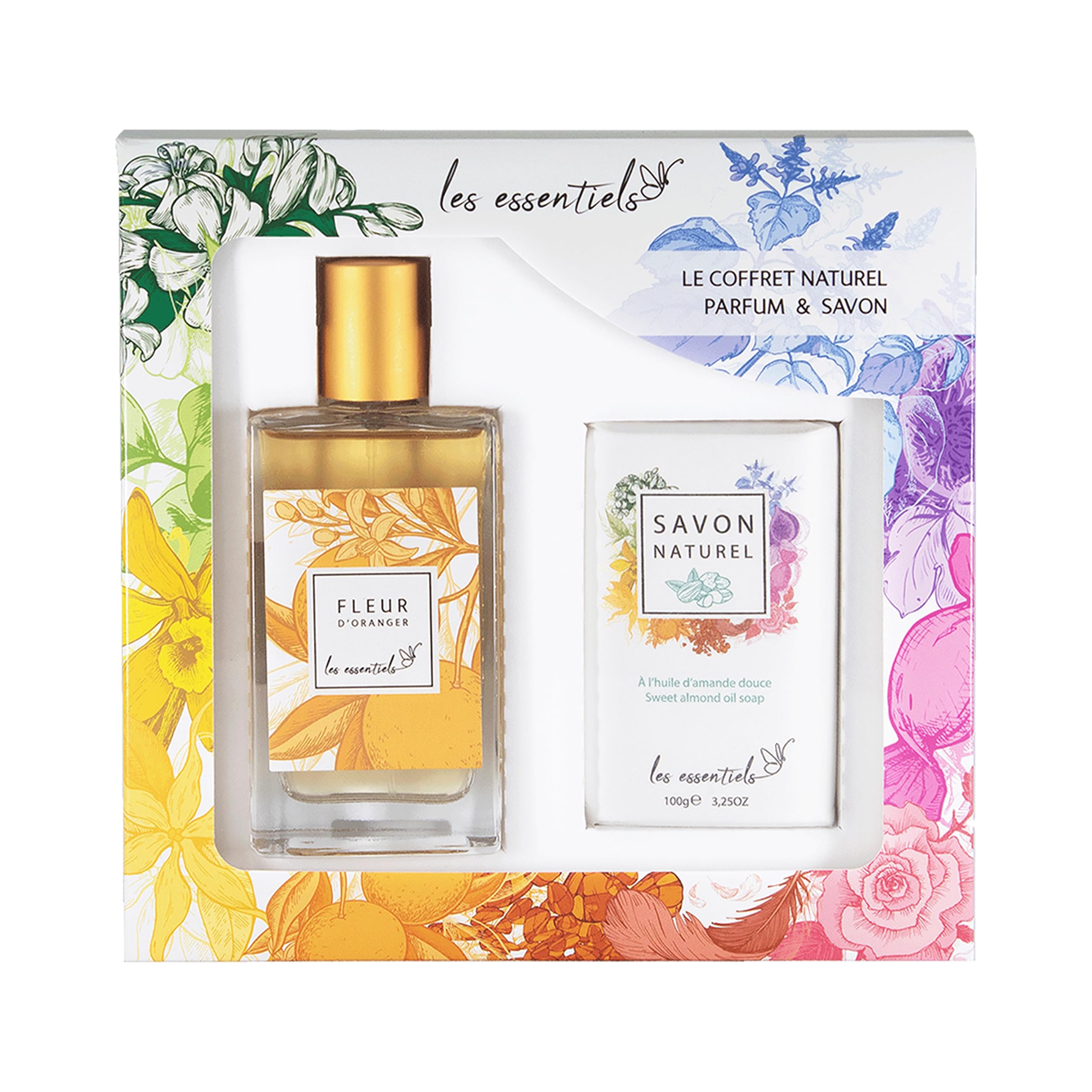 Conjunto De Presentes De Perfume E Sabonete Les Essentials Fleur D'oranger