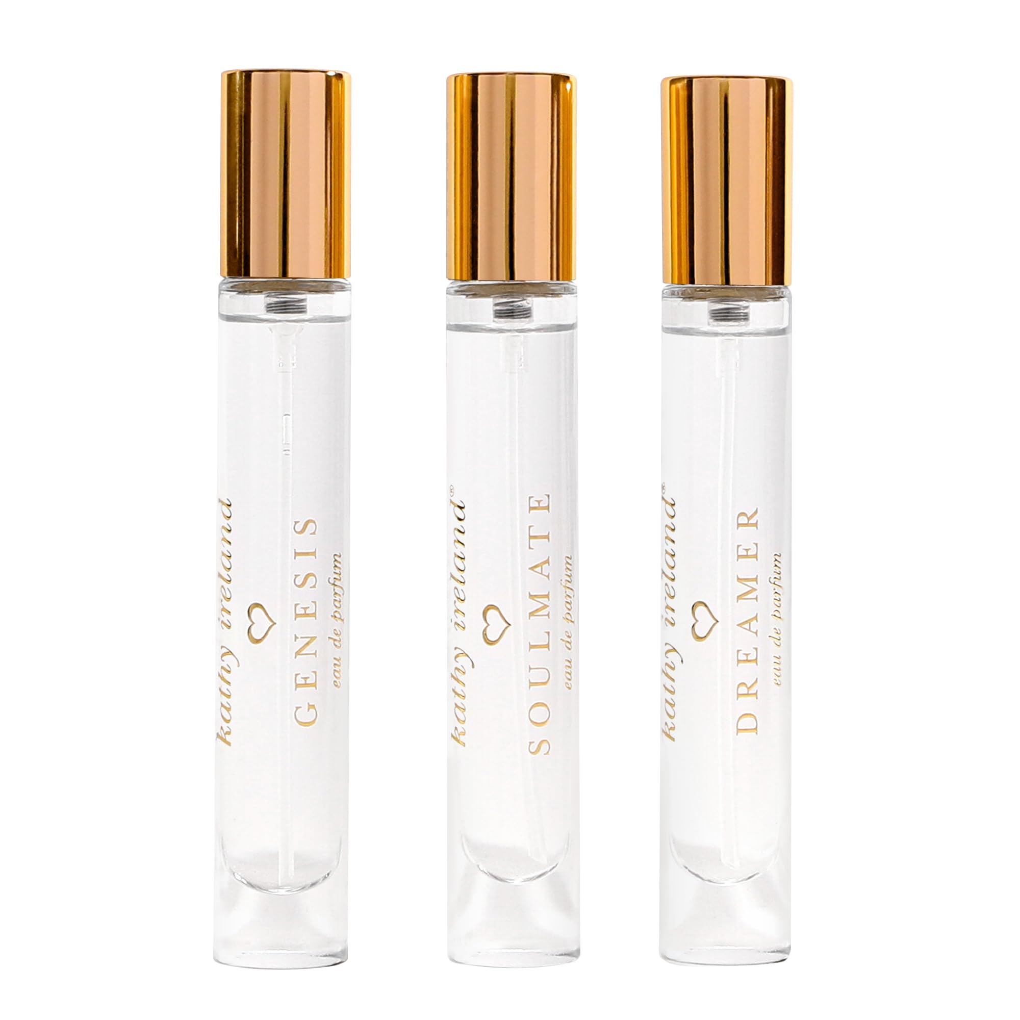 Mini Conjunto De Presentes De Perfume Kathy Ireland Love Set, 3 Peças Femininas