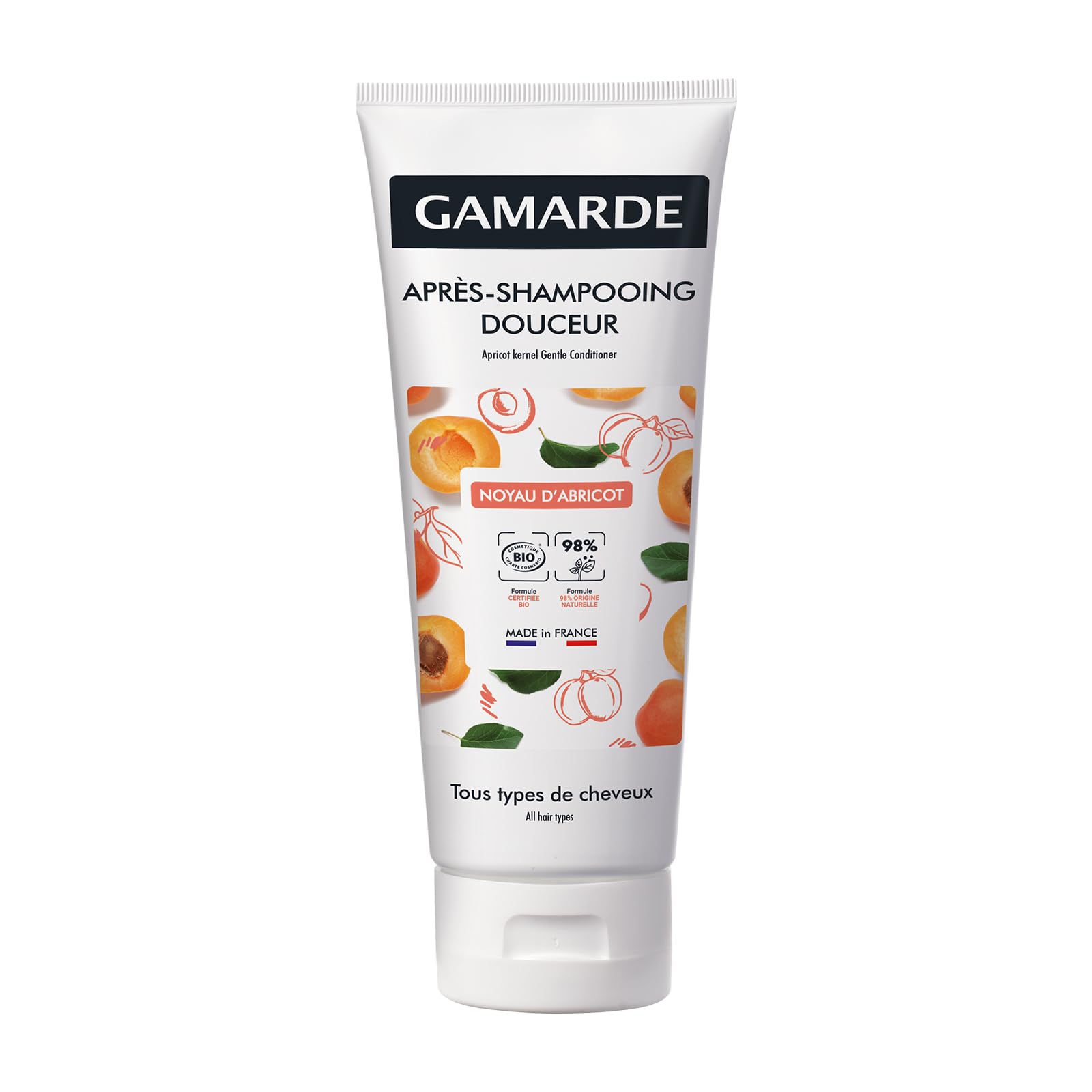 Condicionador Gamarde Gentle Nourishing Com Damasco 200ml Vegano