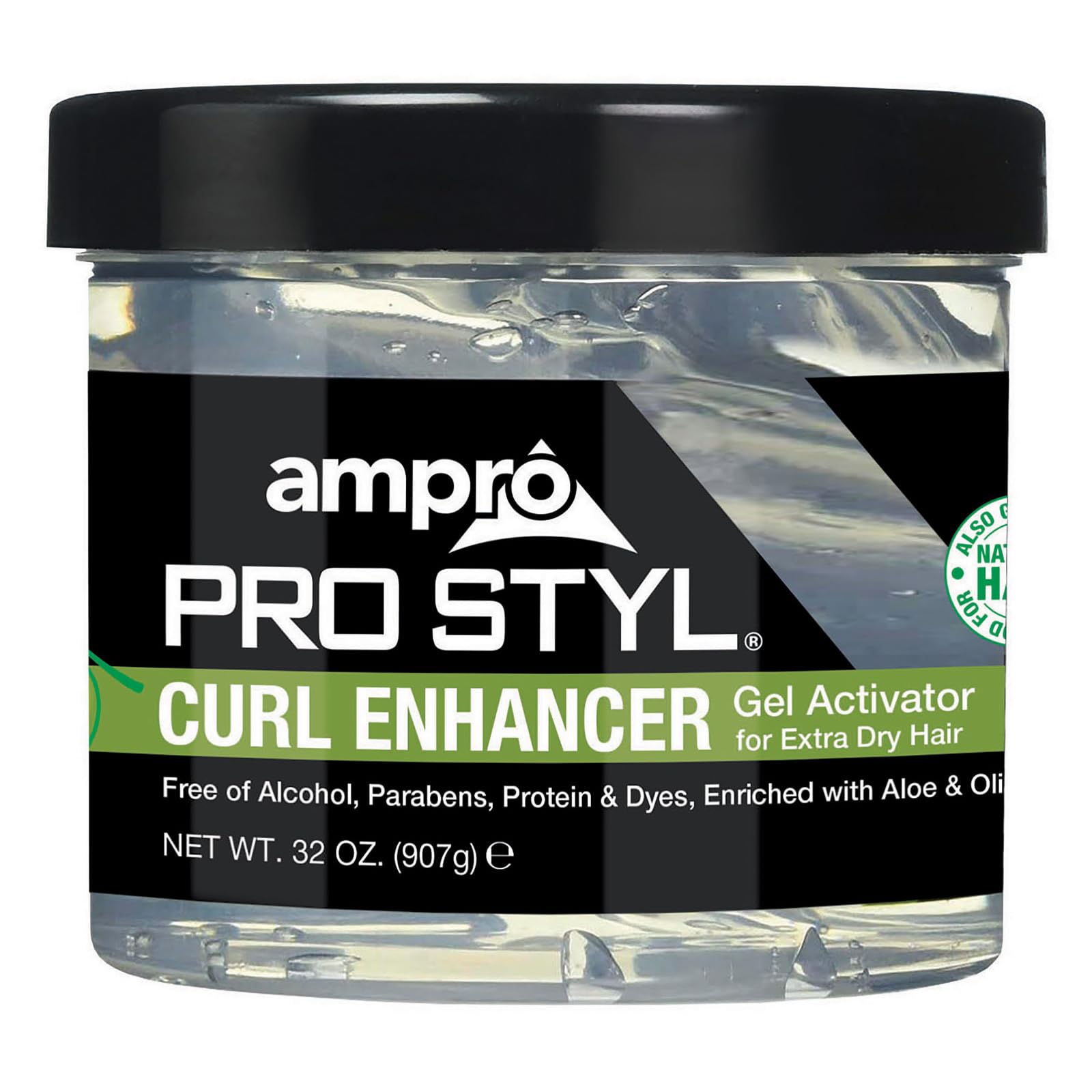 Ativador De Gel Curl Enhancer Ampro Pro Styl Com Azeite De Oliva 960 Ml
