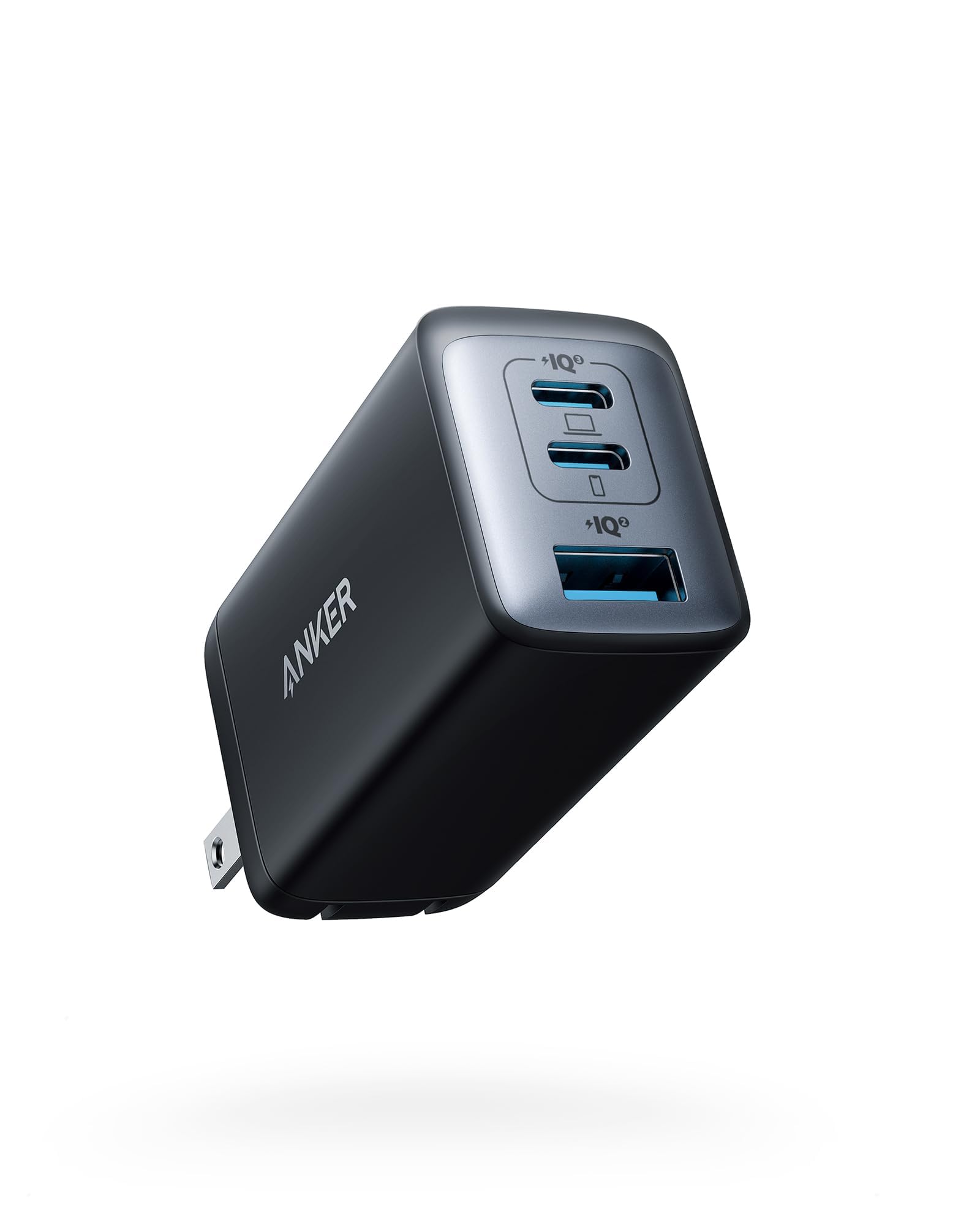 Carregador Anker USB C Nano 65W PPS de 3 Portas para Macbook, iPad