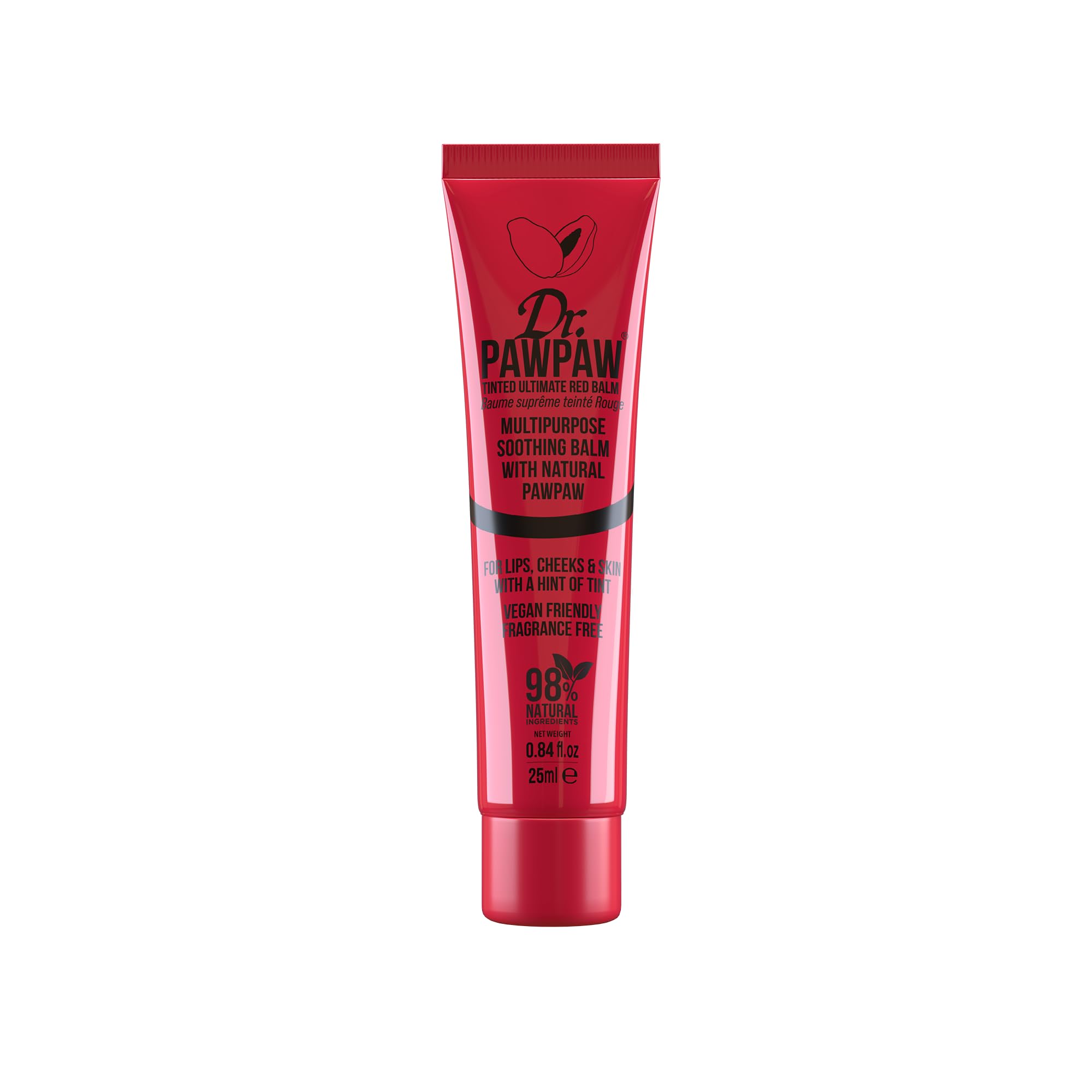 Bálsamo Dr.Pawpaw Tinted Ultimate Red 25 Ml Para Lábios, Pele E Cabelo