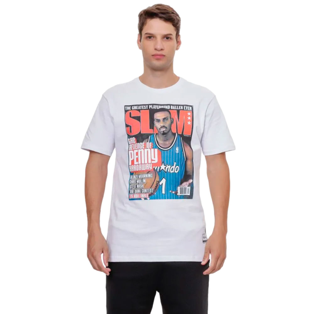 Camiseta Mitchell &amp; Ness Masculina Slam Penny Hardaway