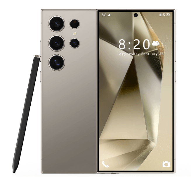 Smartphone Stqc S24 Ultra 16 Gb De Ram + 1 Tb De Armazenamento 7,3" Dourado