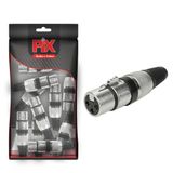 10x Plug Cannon Fêmea - Premium Profissional - Série Ring