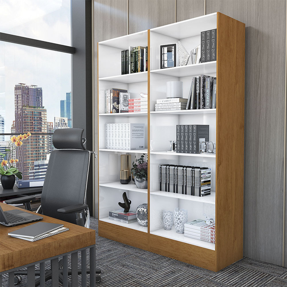 Estante Duda 10 Prateleiras Em Mdp 108cm Carioca Móveis