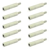 10x Jack J10/P10 Fêmea Estéreo Profissional Níquel Mola