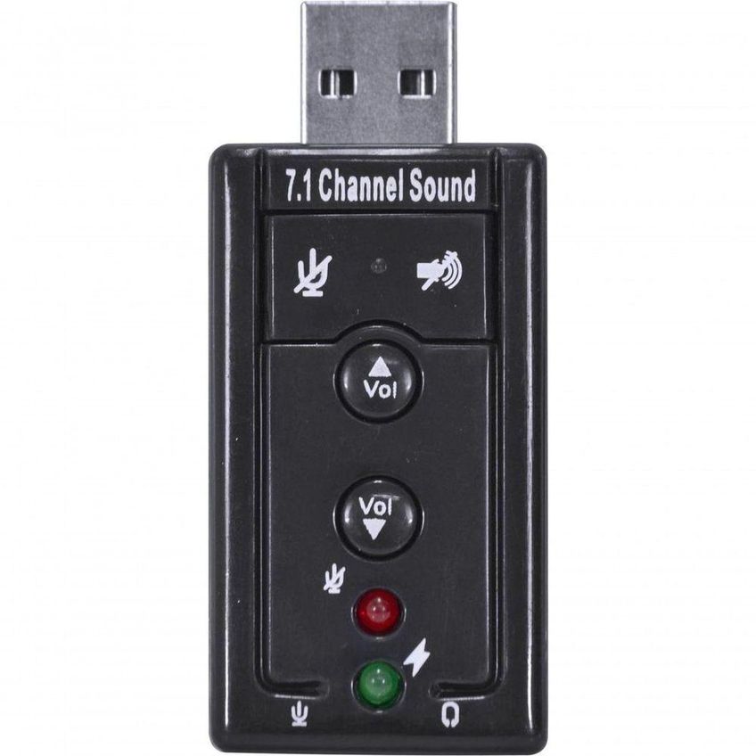 Adaptador Placa De Som Usb 7.1 Canais Virtual - imagem 5