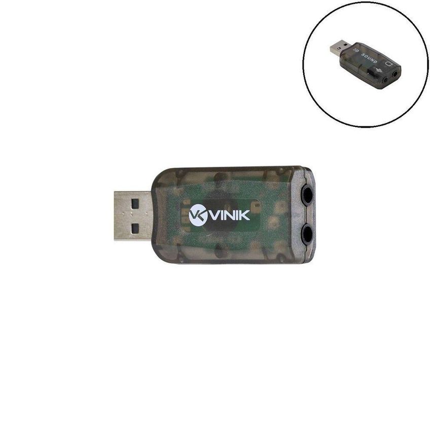 Adaptador Placa De Som USB 5.1 Canais Virtual - imagem 3