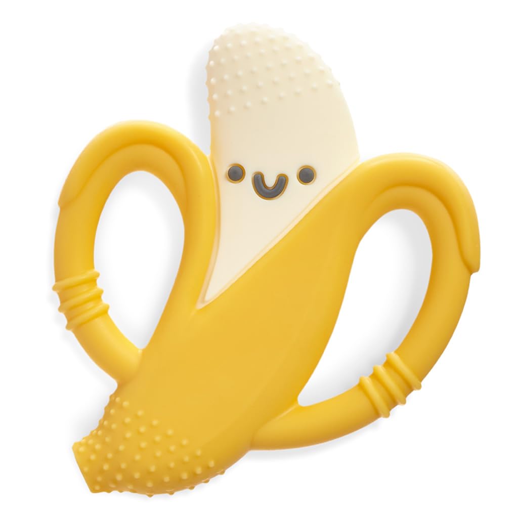 Mordedor De Bebê De Silicone Em Forma De Banana Itzy Ritzy Com Alças