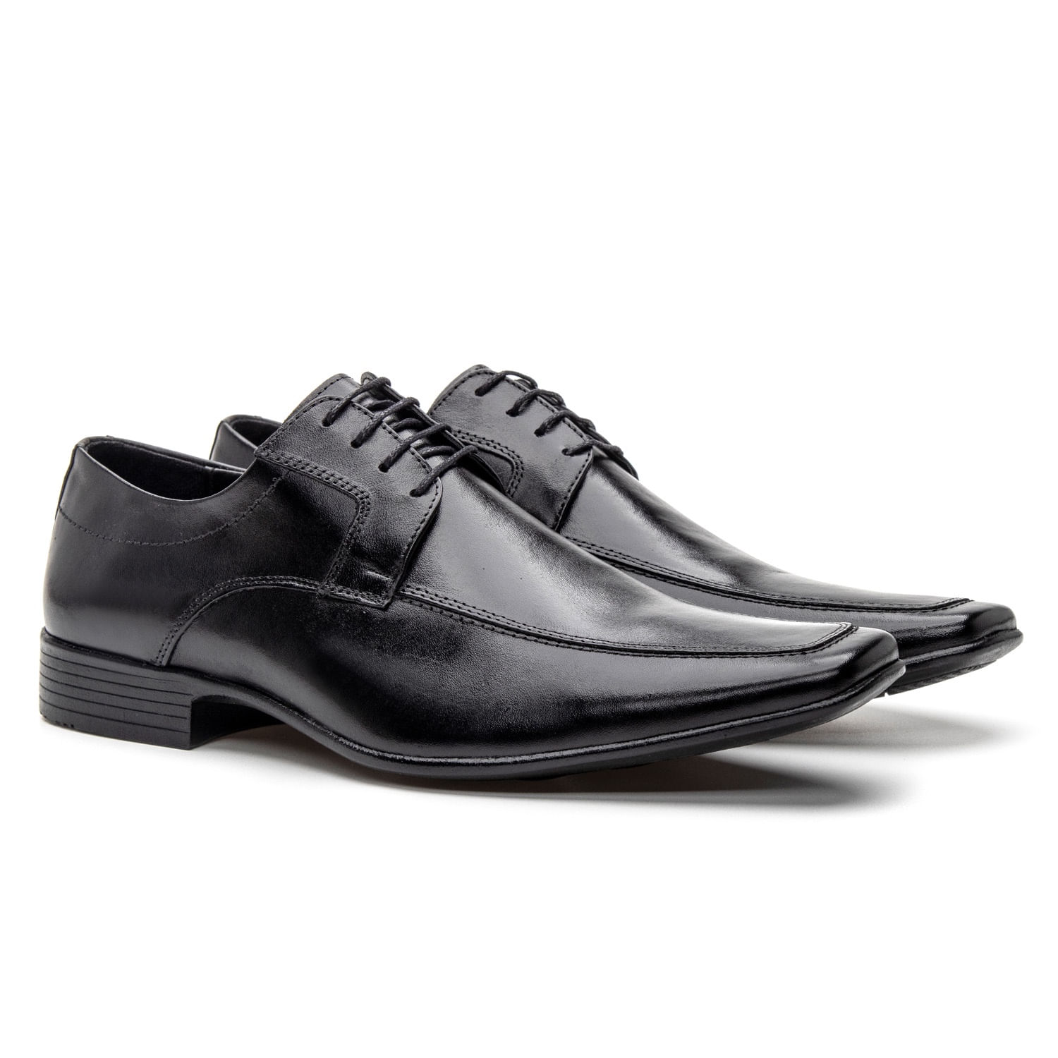 Sapato Clássico Social Masculino Preto Preto - Gib4602nppto