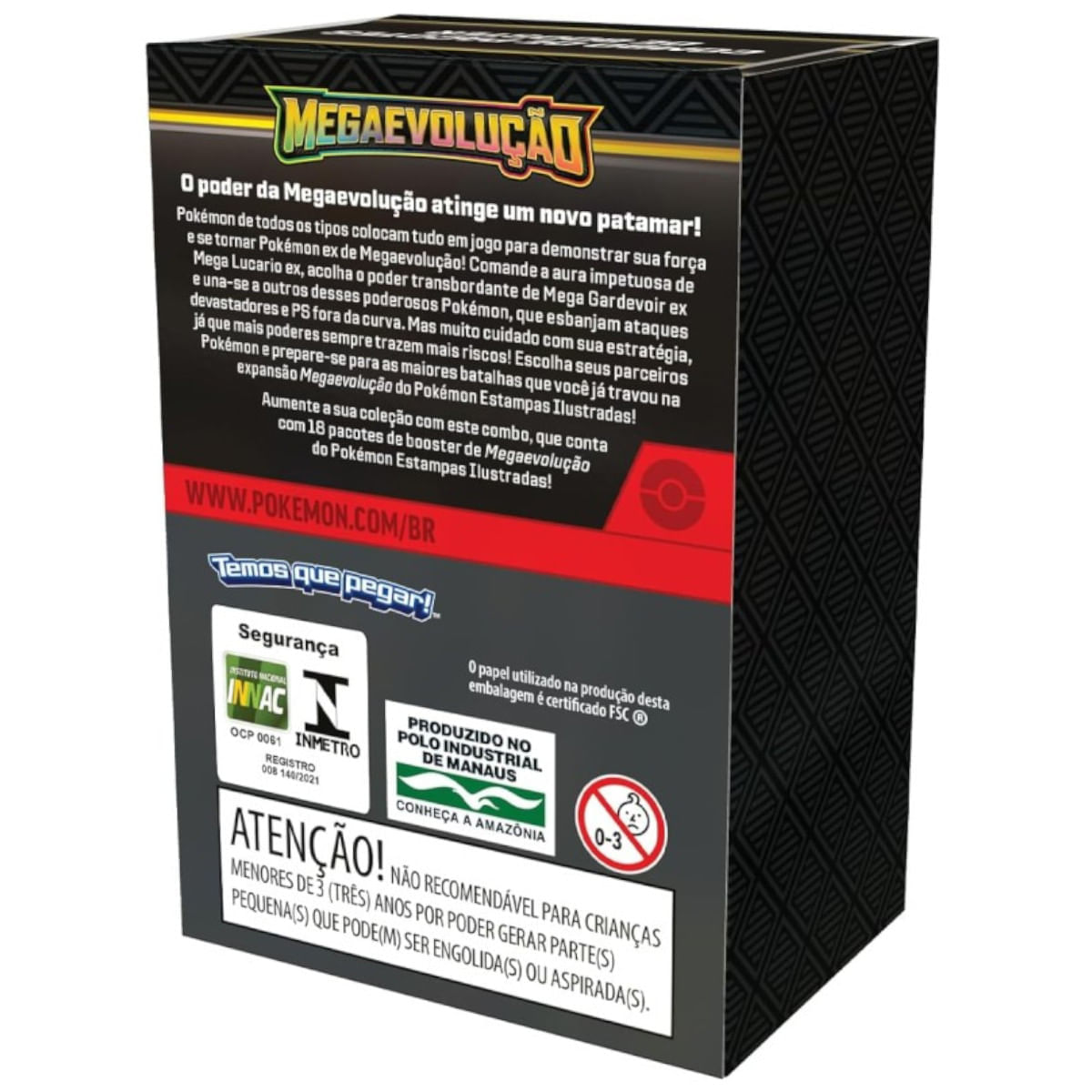Pokémon Mega Evolução Combo De Pacotes De Booster - 4444410054