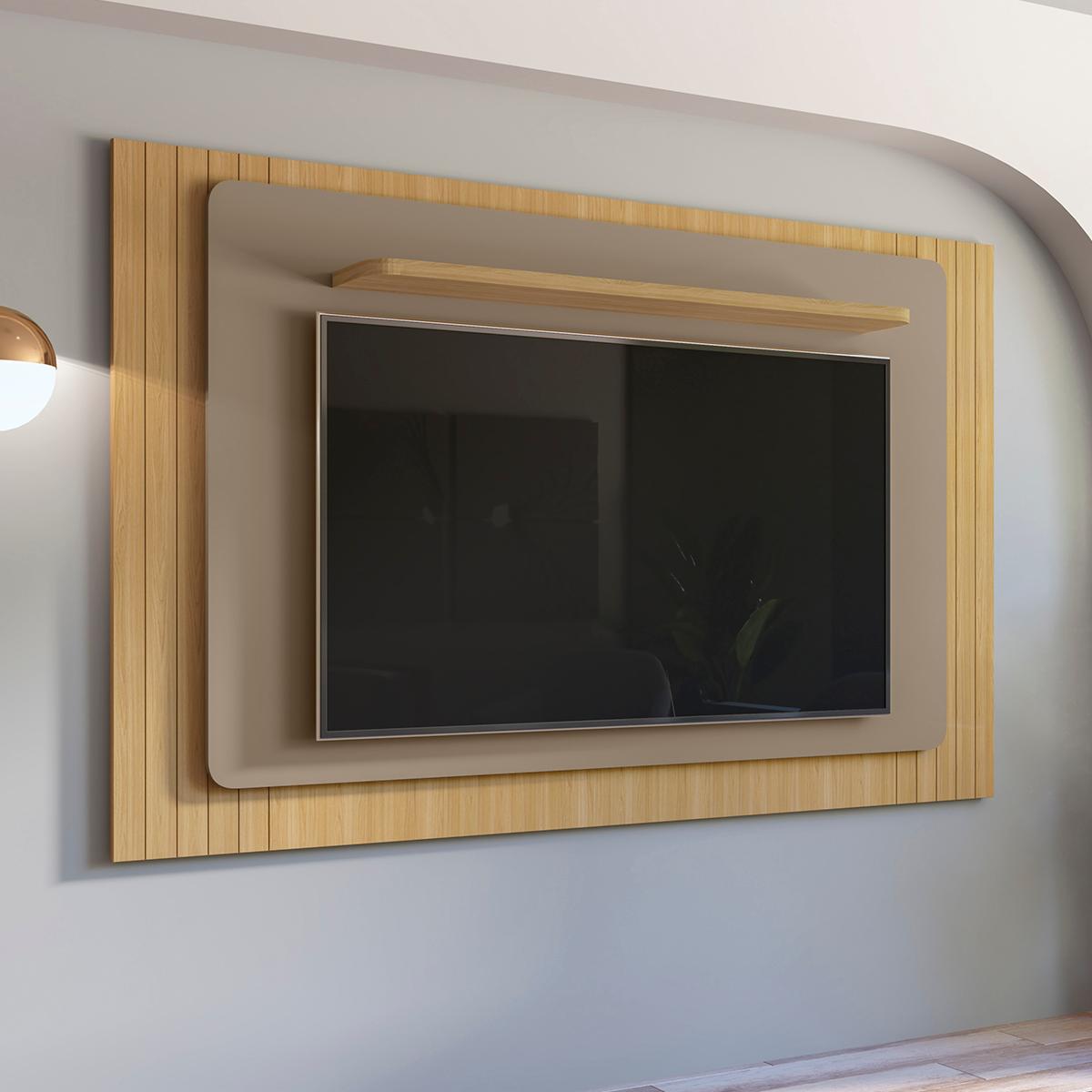 Painel Roma Sala Para Tv Até 60 Polegadas Fendi/hanover