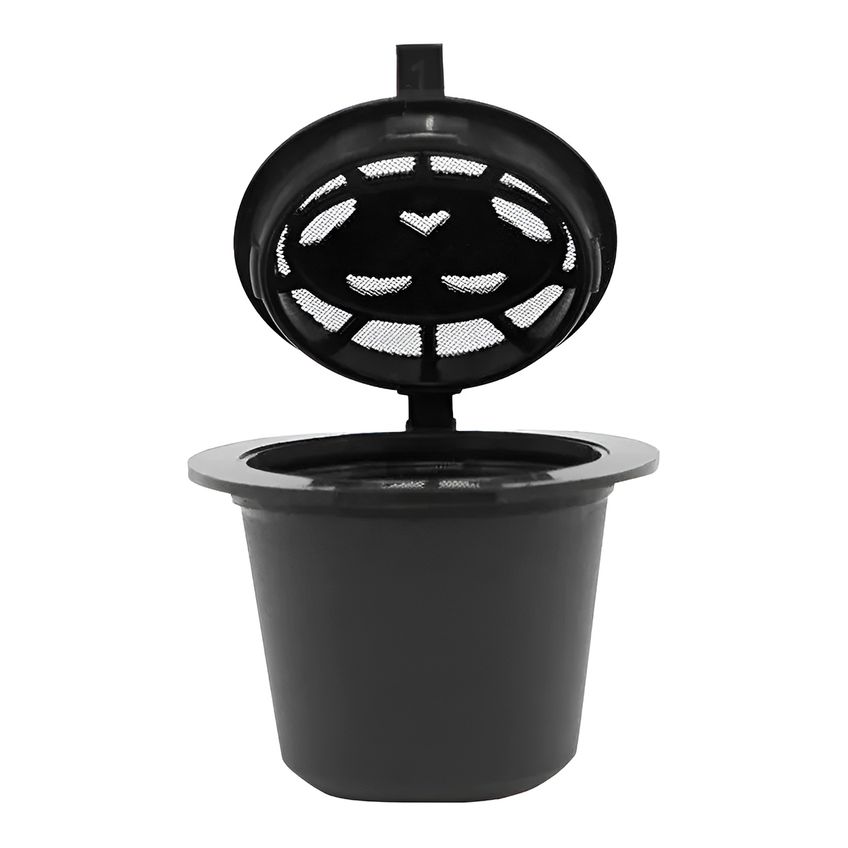 Kit 3 Cápsulas Reutilizáveis Café Chá Filtro Preto - imagem 2