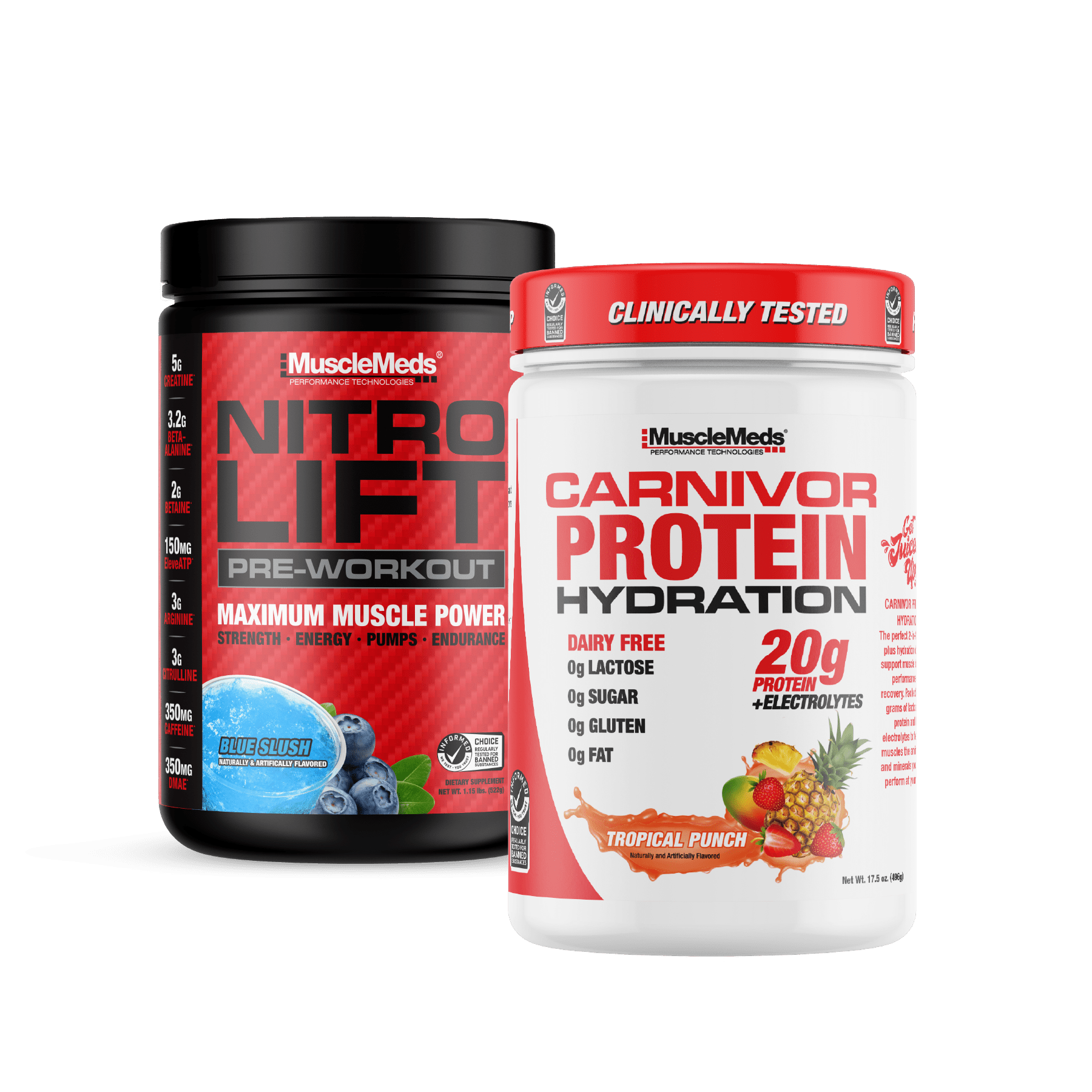 Suplemento Musclemeds Extreme Training Stack Tropical Punch