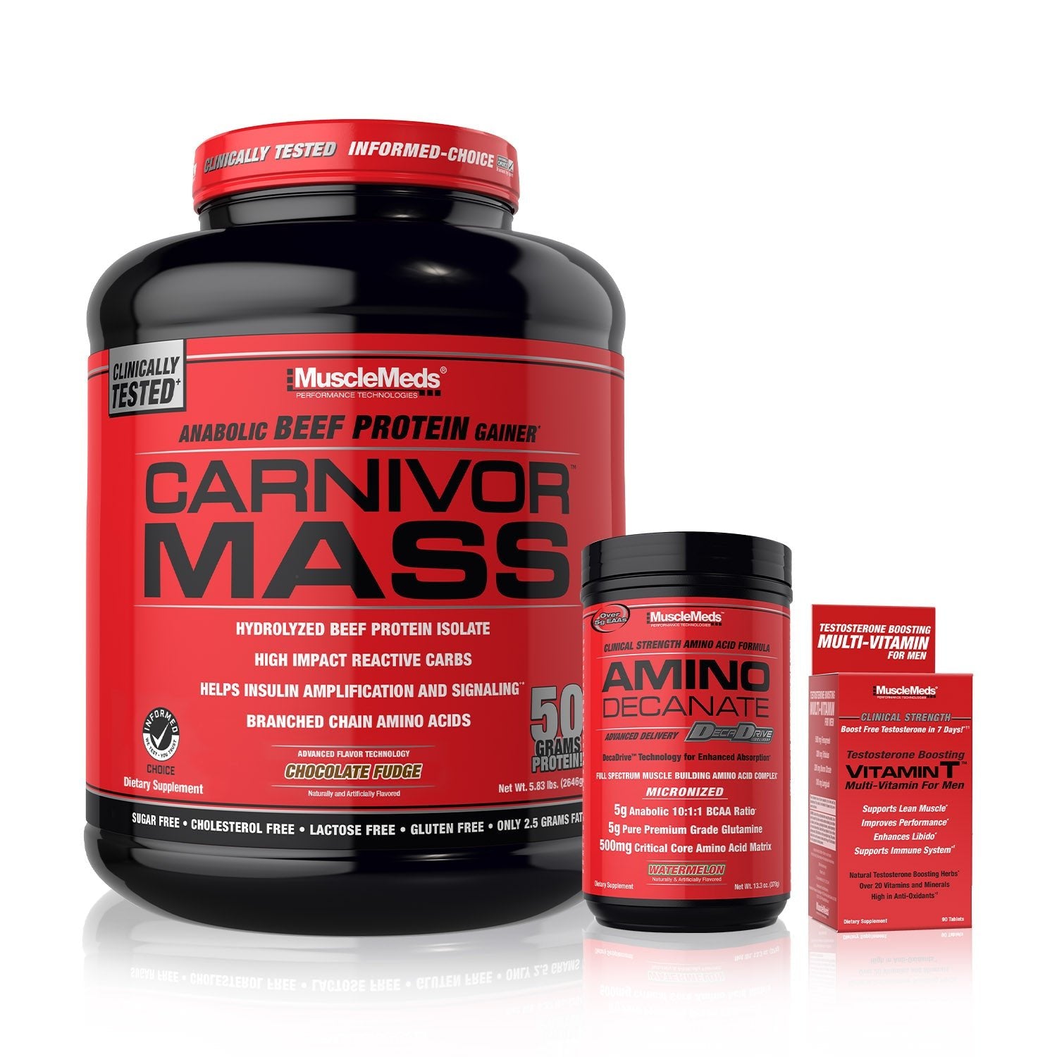 Suplemento Stack Musclemeds Mass Essentials Com Caramelo De Baunilha