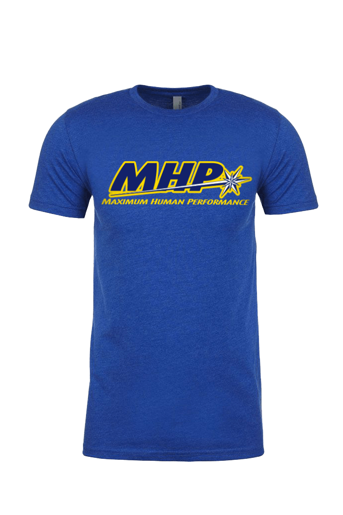 Camiseta Mhp Strong I Am Strong Azul Tamanho L Para Homens