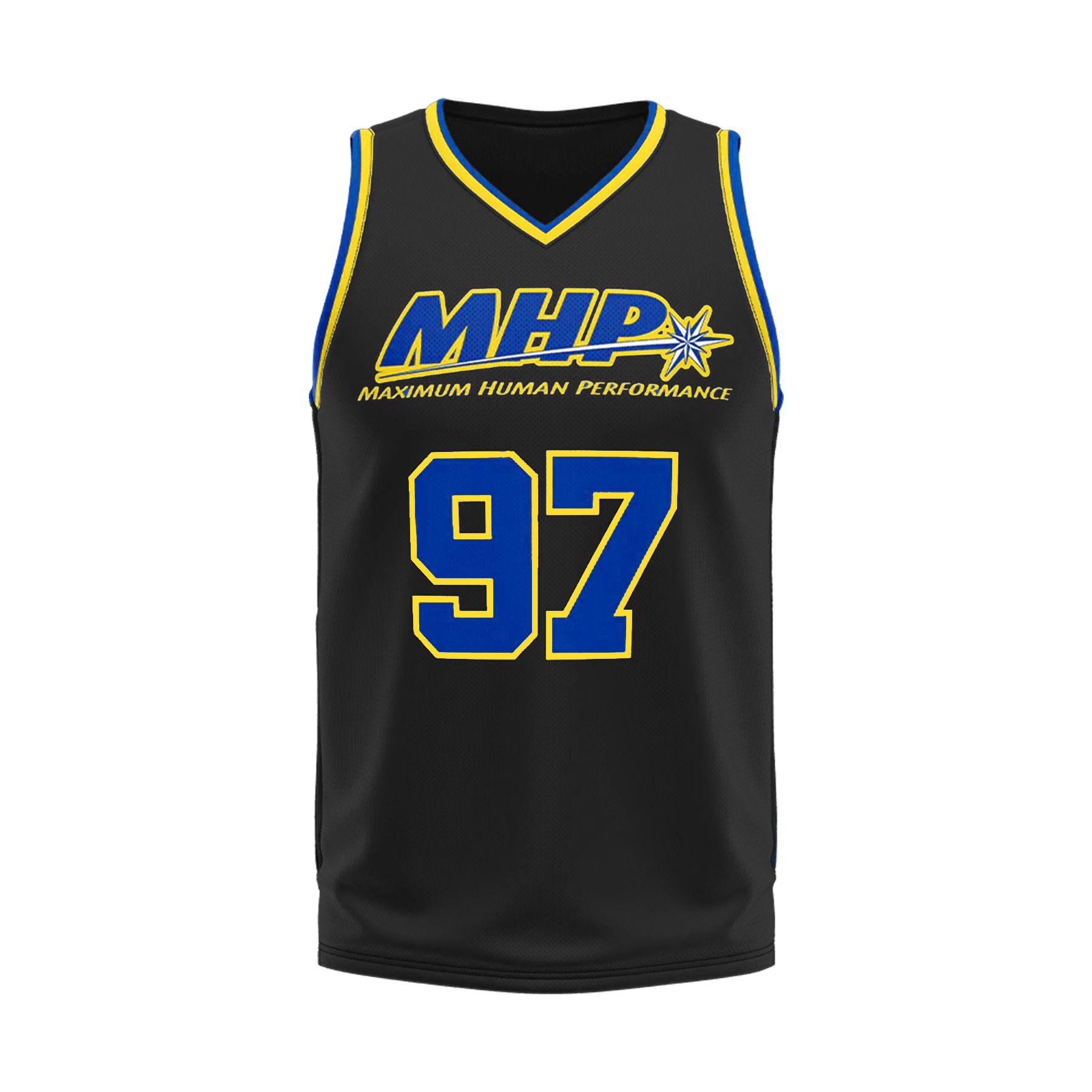 Camisa De Basquete Mhp Preta Tamanho S Para Homens