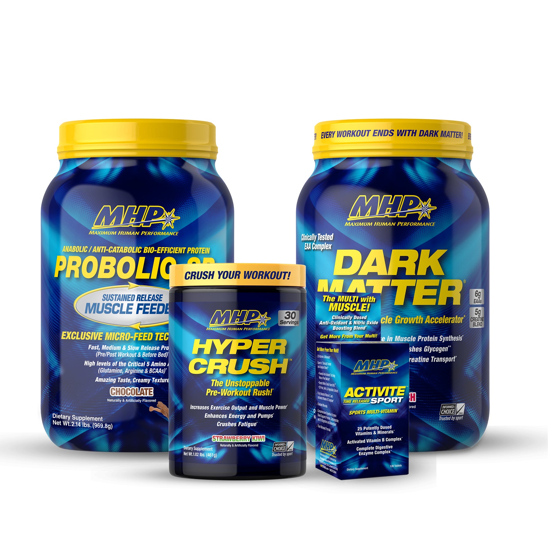 Suplemento Stack Mhp Fighter Chocolate Com Matéria Escura