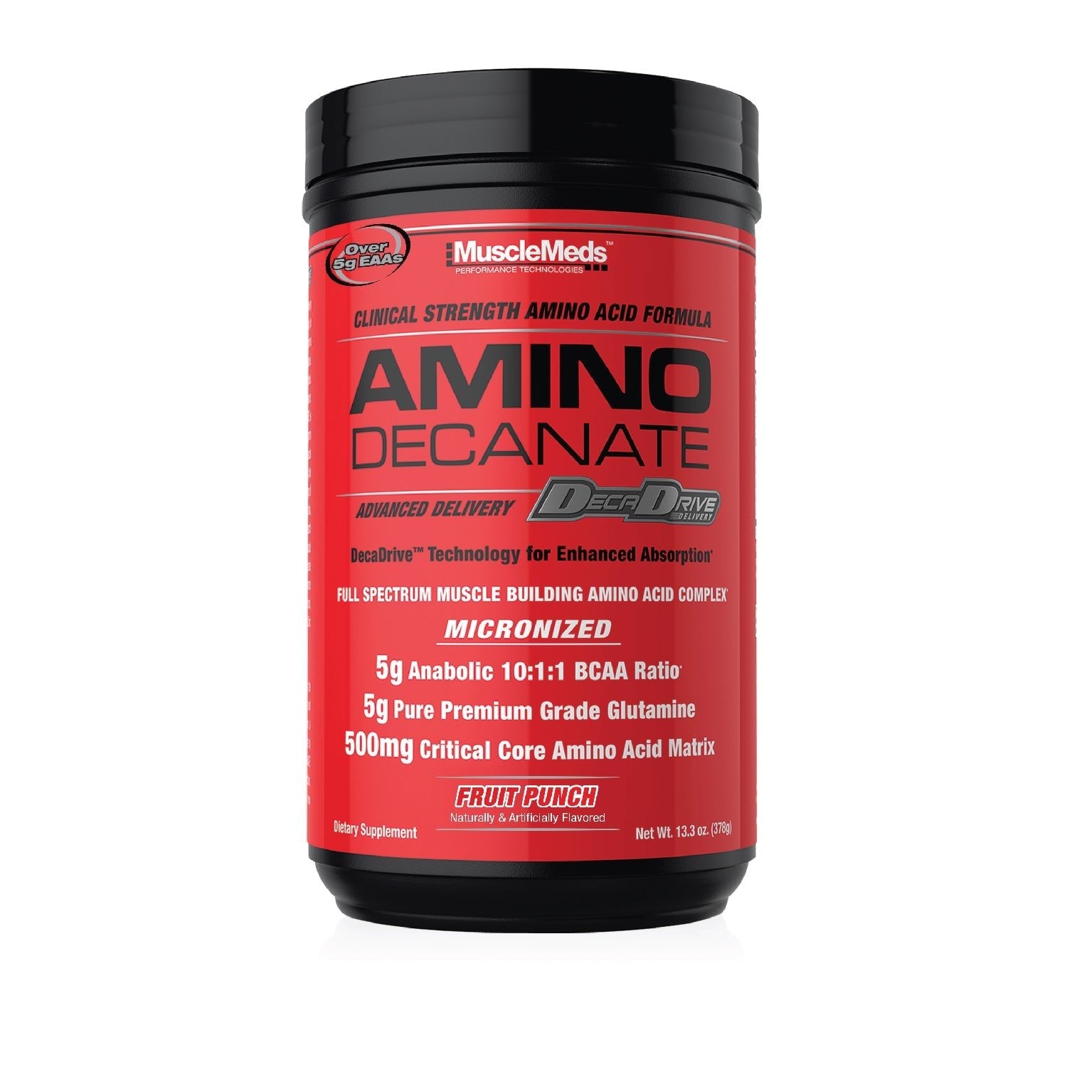 Suplemento Musclemeds NFLA Amino Decanate Fruit Punch 30 Serv