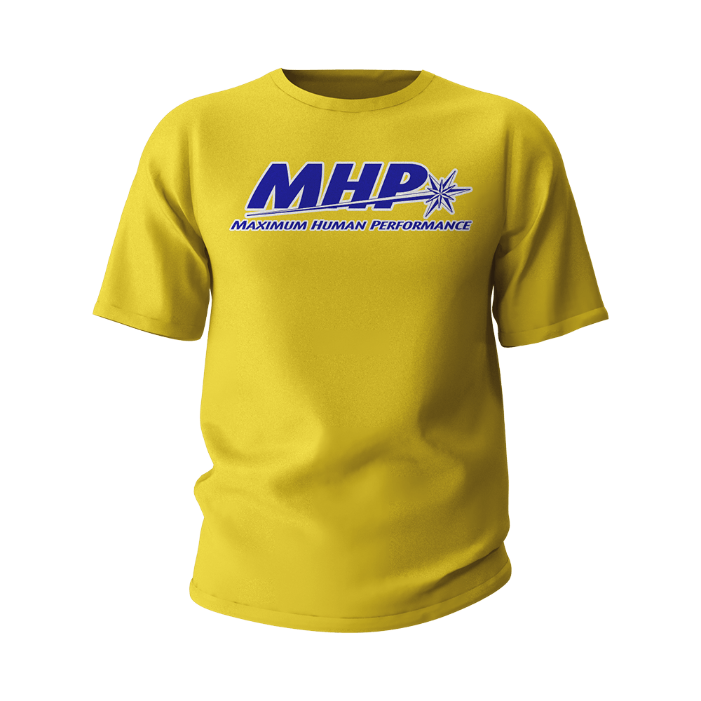 Camiseta Mhp I Am Strong Gym Para Homens Amarela - Xxxl
