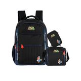 Kit Super Mario Mochila Costas + Lancheira + Estojo Box