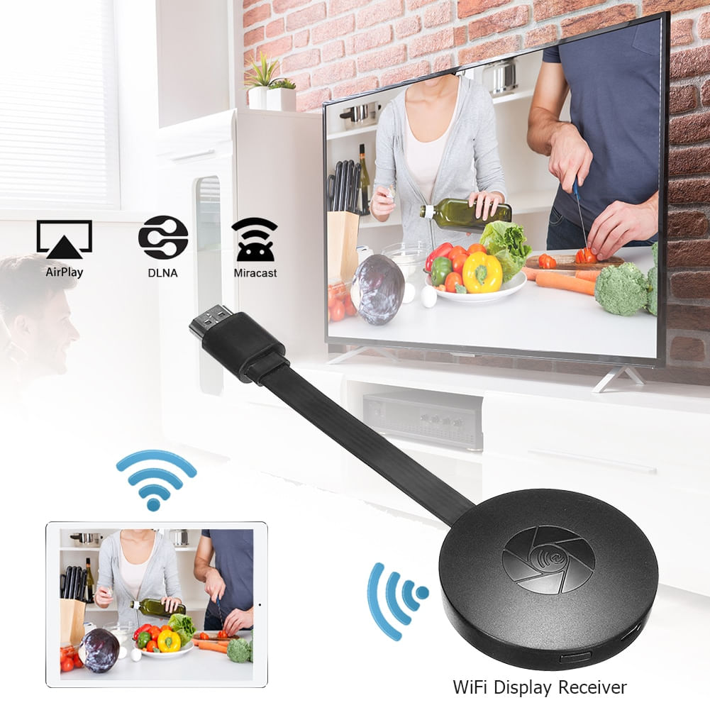 Usb Display Dongle Adaptador Airplay 1080p Wifi Hdmi Tv Stick